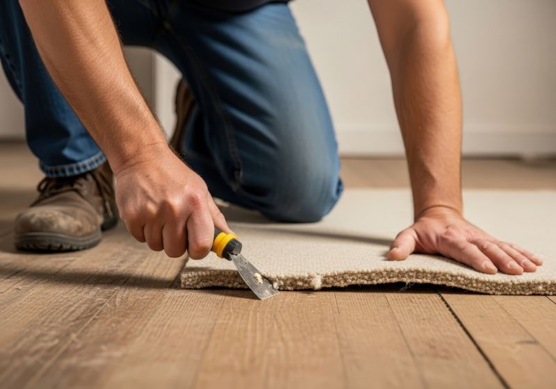 Doorway Carpet Repair in Overland Park, KS