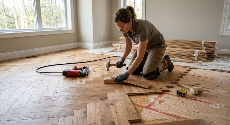 Pine Floor Installation in Phoenix, AZ