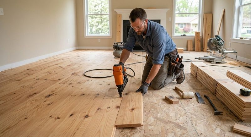 Walnut Flooring Installation in Austin, TX